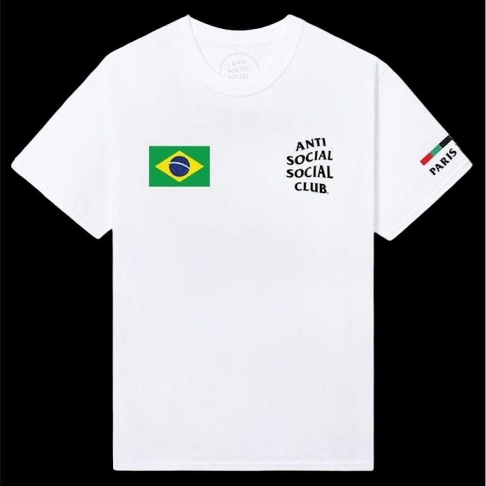 Anti Social Social Club Brazil Tee White SS24 Streetwear T-Shirt